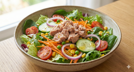 🥕 Ensalada Mixta Atún Zanahoria