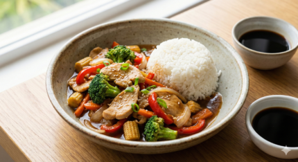 🍜 Chapsui de Carne con Arroz