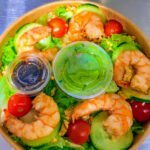 🍤 Camarón con salsa de guacamole y reducción de aceto